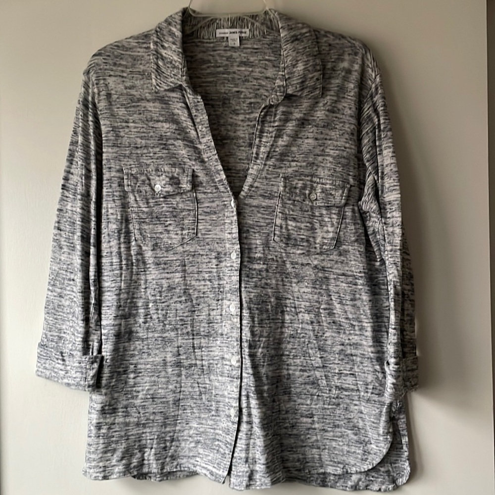 James Perse Button Down Shirt. Size 3 Large B1